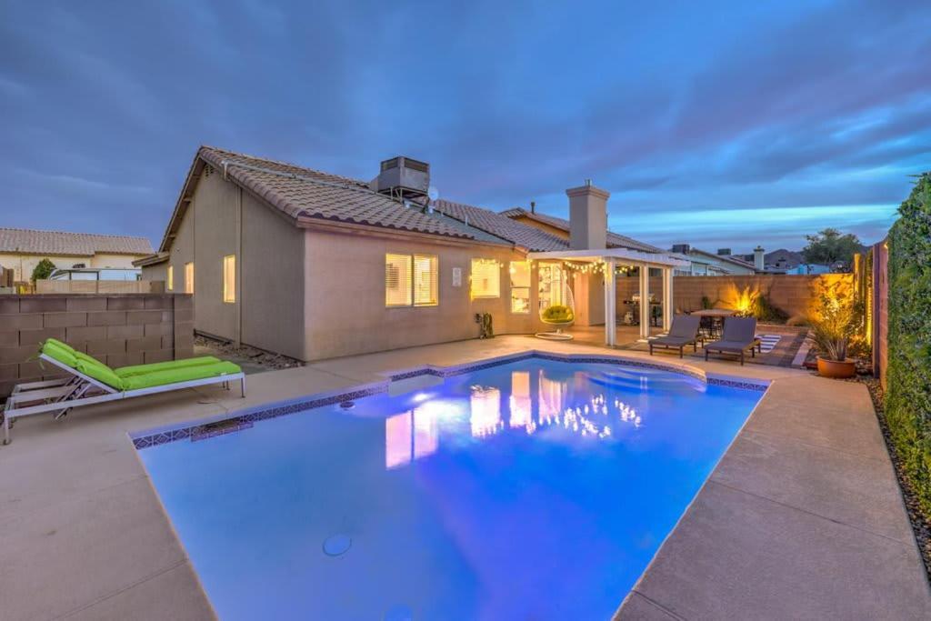 Villa Sunset Swim - Modern Vegas Heated Pool Retreat Henderson Exterior foto